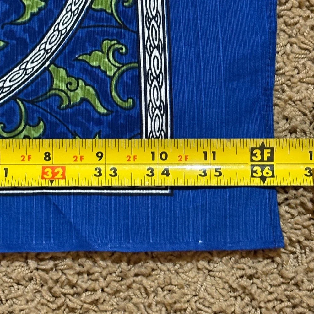 Japanese Cotton Furoshiki 36 x 36 Celtic Wrapping Table Cloth Wall Art